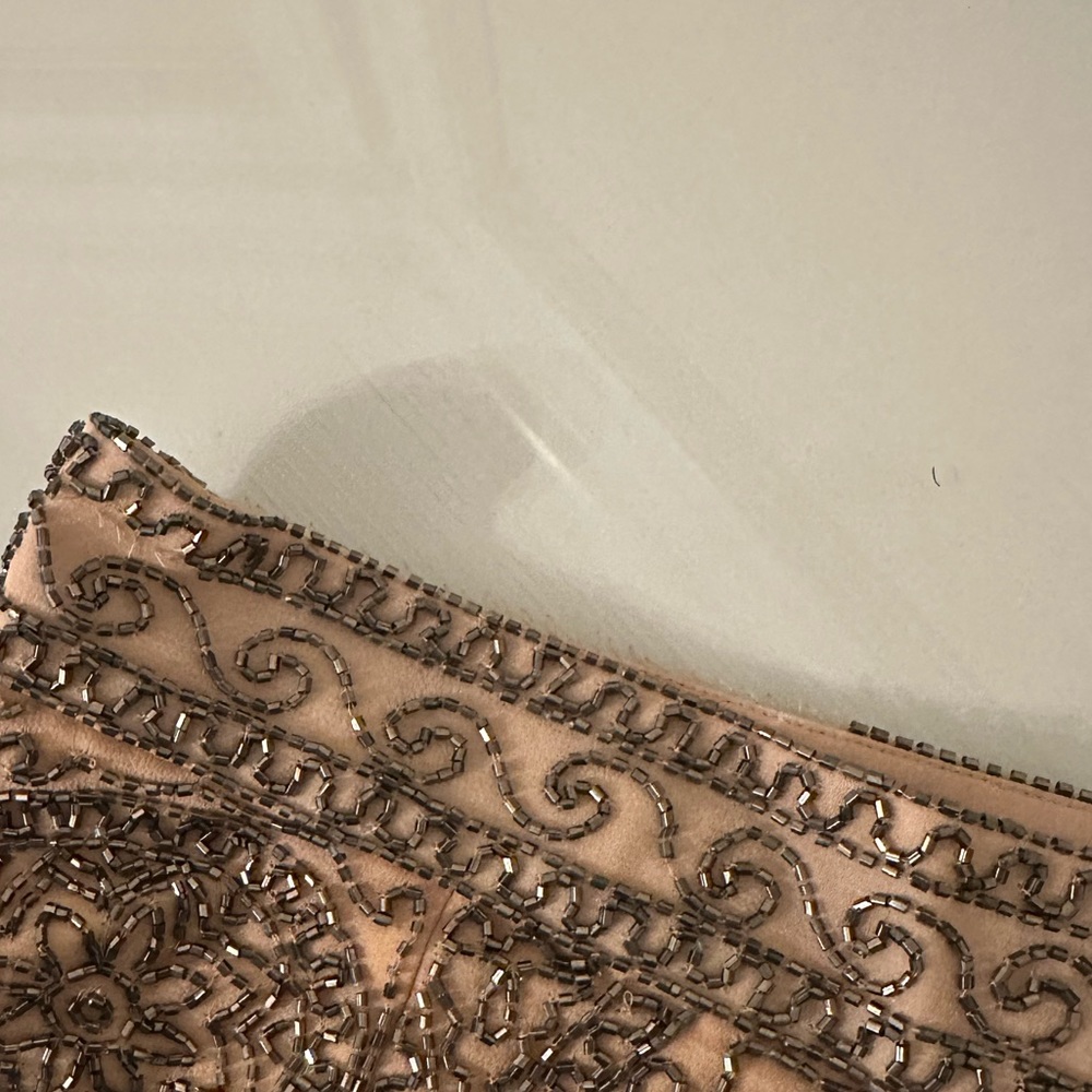 Karina Grimaldi Nude Beaded Mini Skirt - Picture 10 of 10